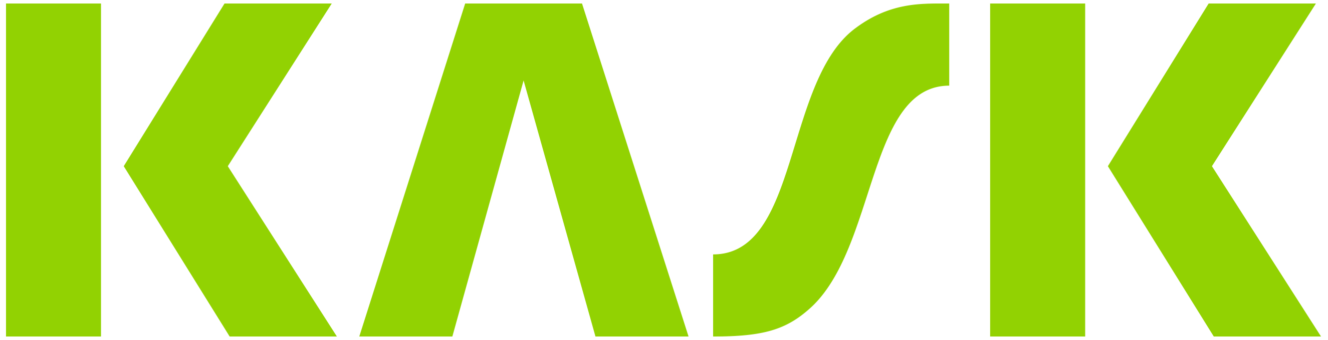 KASK logo lime